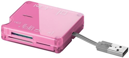 goobay All in 1 externer Kartenleser USB 2.0 rosa von goobay