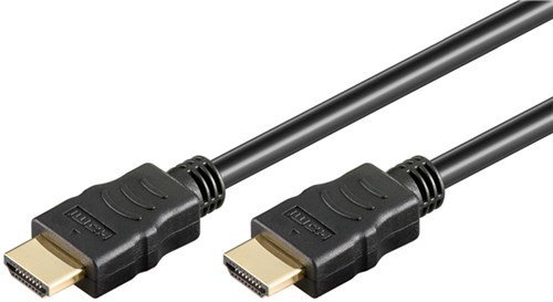 goobay High Speed HDMI(TM) Kabel mit Ethernet, vergoldet; High Speed HDMI(TM) Kabel mit Ethernet, vergoldet, 20 m, Schwarz - HDMI(TM)-Stecker (Typ A) > HDMI(TM)-Stecker (Typ A) von goobay