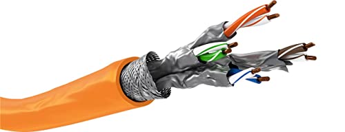 goobay LAN Kabel CAT 7A Netzwerkkabel 50m- Orange, S/FTP, Hochwertiger Kupferleiter, AWG 23/1, LSZH, Doppelt Geschirmt, Für PoE/PoE+, Geeignet Für Heim- und Firmennetzwerke – 75713 goobay LAN Kabel CAT 7A Netzwerkkabel 50m- Orange, S/FTP, Hochwertiger Kupferleiter, AWG 23/1, LSZH, Doppelt Geschirmt, Für PoE/PoE+, Geeignet Für Heim- und Firmennetzwerke – 75713 von goobay