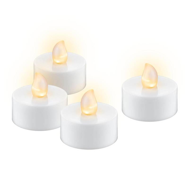 goobay LED-Teelichter 3.7 cm weiß von goobay