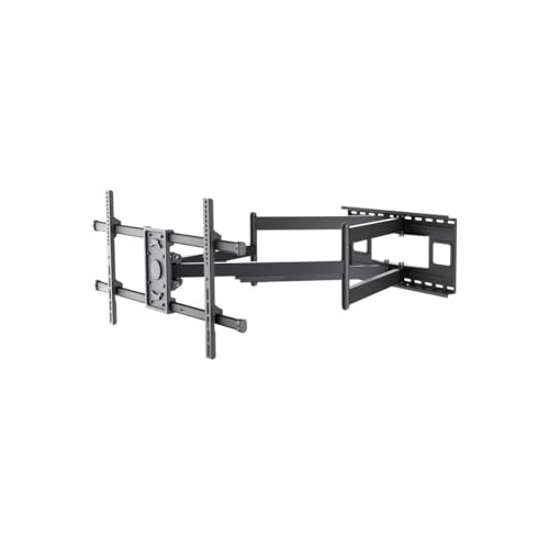 goobay TV-Wandalterung für Fernseher von 43 bis 90 Zoll (109 – 229 cm), TV Halterung, max. 80 kg, ausziehbar bis zu 104,5 cm, voll beweglich (schwenkbar und neigbar) 71197 von goobay