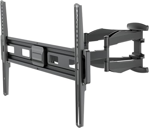 goobay TV-Wandhalterung für Fernseher von 37 bis 80 Zoll (94 – 203 cm), TV Halterung, max. 45 kg, vollbeweglich (schwenkbar und neigbar), 71199 von goobay