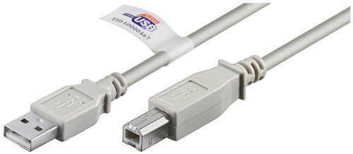 goobay USB 2.0 Kabel (A Stecker auf B Stecker) 2m schwarz von goobay