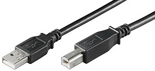 goobay USB 2.0 Kabel (A Stecker auf B Stecker) 3m schwarz von goobay