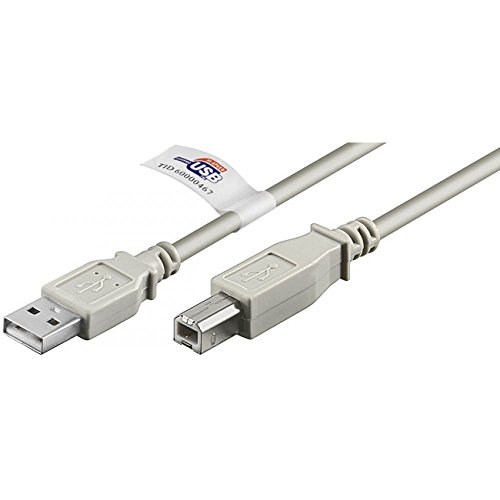 goobay USB 2.0 Kabel (A Stecker auf B Stecker) 5m schwarz von goobay