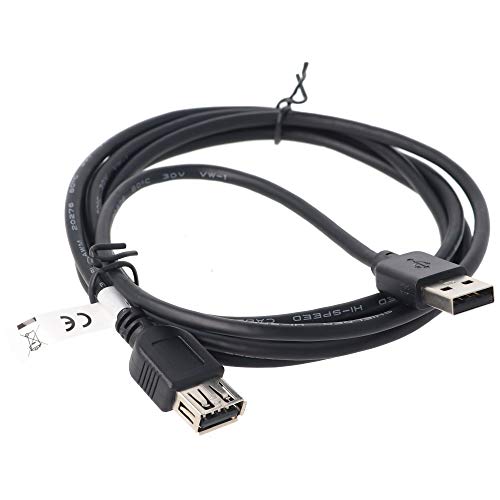 goobay USB-2.0-Verlängerungskabel Kabel schwarz 1,8 Meter, doppelt geschirmt>goobay USB-2.0-Verlängerung... Kabel schwarz 1,8 Meter, doppelt geschirmt von goobay
