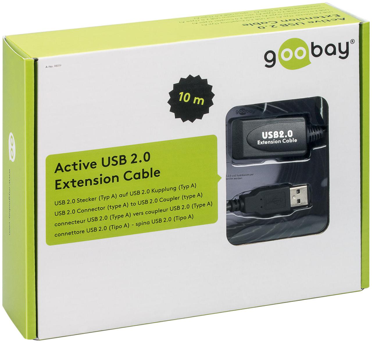 goobay USB-Kabel 95119 10 m von goobay