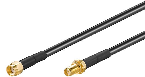 goobay WLAN Antennenverlängerungskabel; RP-SMA FM 1000 10.0m von goobay