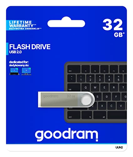 GOODRAM 32GB UUN2 Silver USB 2.0 von goodram