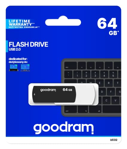 GOODRAM 64GB UCO2 Black&White USB 2.0 von goodram