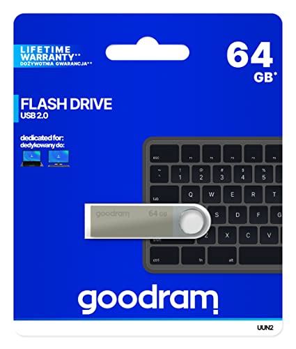 GOODRAM 64GB UUN2 SILVER USB 2.0 von goodram