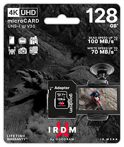 GOODRAM IRDM 128GB M3AA Micro Card UHS I U3 + Adapter von GoodRam