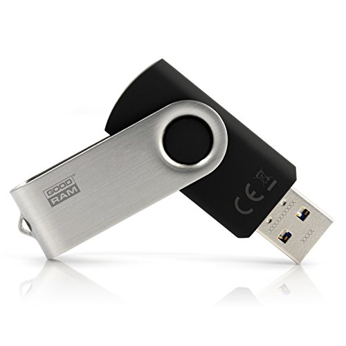 GOODRAM UTS3 8 GB USB 3.0 (3.1 Gen 1) Type Black USB Flash Drive – USB-Sticks (8 GB, USB 3.0 (3.1 Gen 1), Type, 60 MB/s, 20 MB/s, Swivel) von goodram