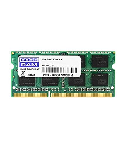 GoodRam 8GB DDR3 PC3-12800 SO-DIMM 8GB DDR3 1600MHz Speichermodul - Speichermodule (8 GB, 1 x 8 GB, DDR3, 1600 MHz, 204-pin SO-DIMM) von GoodRam