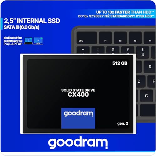 GoodRam CX400 gen.2 2.5 512 GB Serial ATA III 3D TLC NAND von goodram