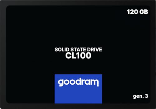 goodram SSD 120GB CL100 Gen.3 Solid State Drive SSD mit SATA III Interface 3D TLC NAND Flash Speicherchips 2,5 Zoll zur Beschleunigung Ihres PCs bis zu 10 Mal Schwarz 120 GB goodram SSD 120GB CL100 Gen.3 Solid State Drive SSD mit SATA III Interface 3D TLC NAND Flash Speicherchips 2,5 Zoll zur Beschleunigung Ihres PCs bis zu 10 Mal Schwarz 120 GB von GoodRam