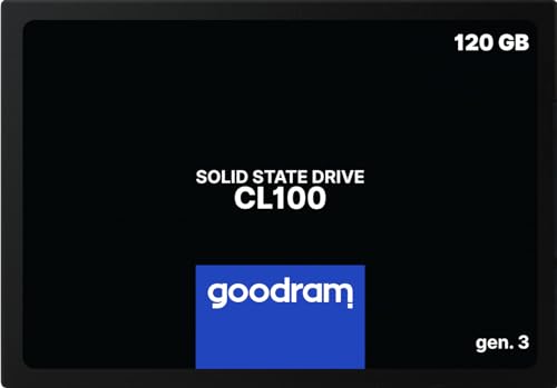 goodram SSD 120GB CL100 Gen.3 Solid State Drive SSD mit SATA III Interface 3D TLC NAND Flash Speicherchips 2,5 Zoll zur Beschleunigung Ihres PCs bis zu 10 Mal Schwarz 120 GB goodram SSD 120GB CL100 Gen.3 Solid State Drive SSD mit SATA III Interface 3D TLC NAND Flash Speicherchips 2,5 Zoll zur Beschleunigung Ihres PCs bis zu 10 Mal Schwarz 120 GB von GoodRam