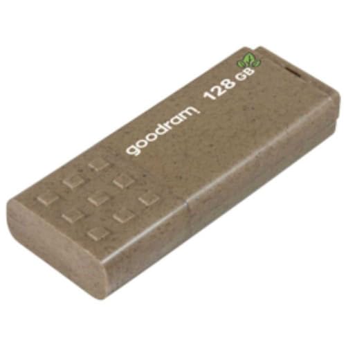 goodram USB-Speicherstick mit 128GB UME3 - Eco Frienly USB 3.0 DatenSpeicherung Pen Drive - Lesegeschwindigkeit bis zu 60 MBs - Memory Stick - USB Flash Laufwerk mit Plastikgehäuse Biologisch Abbaubar von GoodRam