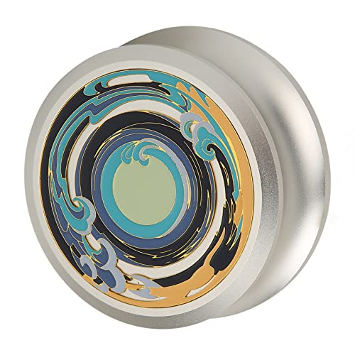 LP Rekord Gewichtsstabilisator für Plattenspieler Matte, Vibrationsdämpfungsaufzeichnung Klemme mit Silikonbodenpad, Professioneller LP Scheibenstabilisator (Silber) von goodstumbler