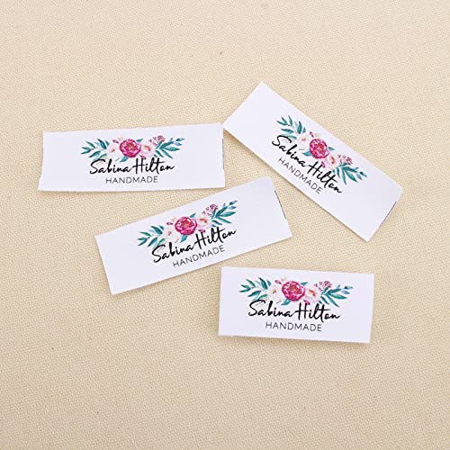 Custom Kleidung Gedruckt Label, Benutzerdefinierte Kleidung Etiketten, Bekleidungs Zubehör DIY Tasche Schuhe Tags Handwerk (Flugzeug,50 pcs) von gors