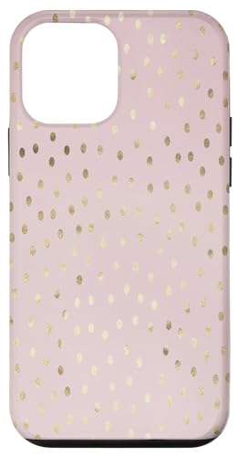 Hülle für iPhone 12 mini Rosa mit Punkten von grafikGear