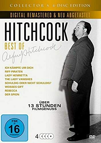 alfred hitchcock best of, 8 filme auf 4 dvd von great movies