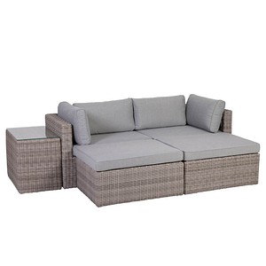 greemotion Loungegruppe Palma grau Kunststoff, Metall, 13-teilig greemotion Loungegruppe Palma grau Kunststoff, Metall, 13-teilig von greemotion