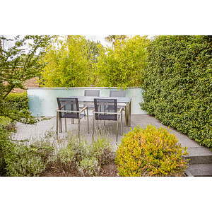 greemotion Sitzgruppe Boston 1, silber Textilene, Metall, 5-teilig von greemotion