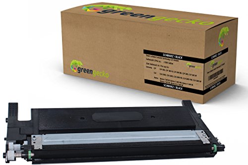 Toner schwarz ersetzt Samsung CLT-K406S I Für Samsung CLP360, CLP365 w, CLX 3305, Xpress c460fw I Druckerpatrone Black von green gecko