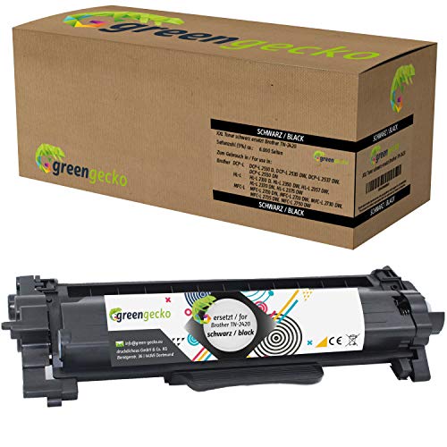 XXL Toner ersetzt Brother TN2420, TN-2420 I 100% mehr Inhalt I Für DCP-L2510D DCP-L2530DW HL-L2310D HL-L2350DW MFC-L2730DW HL-L2375DW MFC-L2710DN MFC-L2710DW MFC-L2750DW Druckerpatrone MIT Chip von green gecko