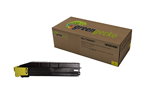green gecko Toner ersetzt Kyocera TK-8600 / 1T02MNANL0 - für Kyocera FC-C8600DN, FS-C8600Series, FS-C 8650DN, FS-C8670DTN - gelb von green gecko