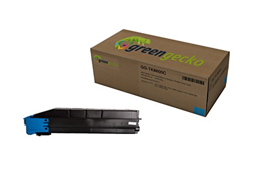 green gecko Toner ersetzt Kyocera TK-8600C / 1T02MNCNL0 - für Kyocera FC-C8600DN, FS-C8600Series, FS-C 8650DN, FS-C8670DTN - Cyan von green gecko