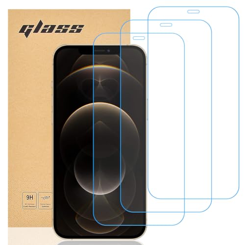 gueche 3 Stück für iPhone 12 pro max Schutzfolie, Frei von Kratzern, Ultra-klar, Ultrabeständig, Panzer Schutz Glas,9H Härte,HD Displayschutzfolie gueche 3 Stück für iPhone 12 pro max Schutzfolie, Frei von Kratzern, Ultra-klar, Ultrabeständig, Panzer Schutz Glas,9H Härte,HD Displayschutzfolie von gueche