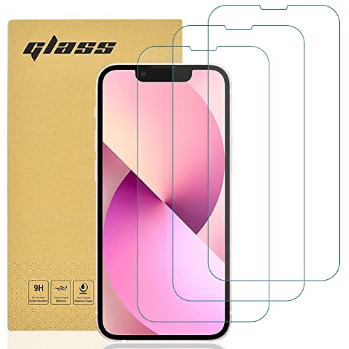 gueche 3 Stück für iPhone 13 Mini Schutzfolie, Frei von Kratzern, HD Displayschutzfolie, Ultrabeständig, Panzer Schutz Glas für iPhone 13 Mini Splitterfest schutzglas von gueche