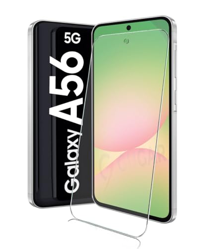 1X Panzerglas für Samsung Galaxy A56 5G Schutzfolie, Panzer Schutz Glas Panzerfolie für Samsung Galaxy A56 Schutzglas, Gehärtetem Glas Displayschutz für Galaxy A56 Folie [1 Stück] von gugar