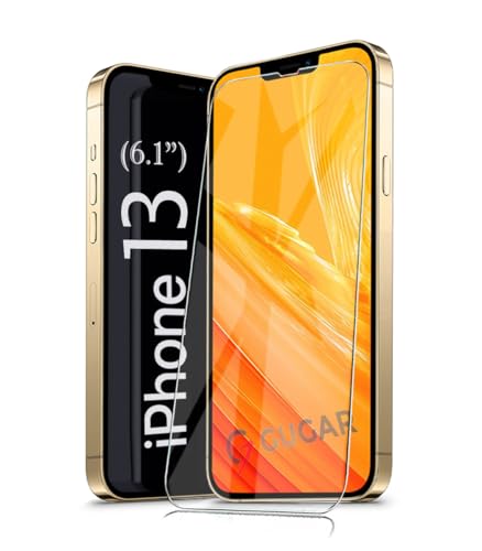 gugar 1X Panzerglas für iPhone 13/13 PRO Schutzfolie, Panzer Schutz Glas Panzerfolie für iPhone 13/13 PRO Schutzglas, Gehärtetem Glas Displayschutz für iPhone 13/13 PRO Folie [1 Stück] von gugar