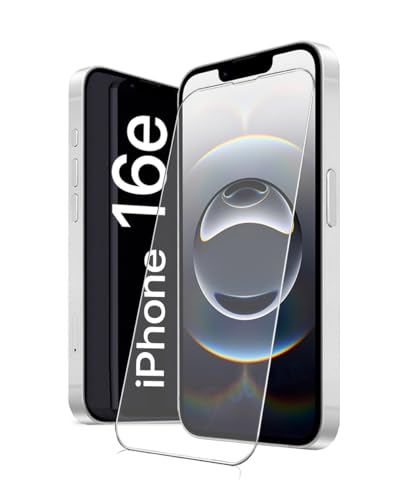 gugar 1X Panzerglas für iPhone 16e Schutzfolie, Panzer Schutz Glas Panzerfolie für iPhone 16e Schutzglas, Gehärtetem Glas Displayschutz für iPhone 16e Folie [1 Stück] von gugar