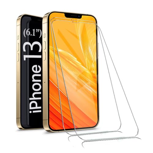 gugar 2X Panzerglas für iPhone 13/13 PRO Schutzfolie, Panzer Schutz Glas Panzerfolie für iPhone 13/13 PRO Schutzglas, Gehärtetem Glas Displayschutz für iPhone 13/13 PRO Folie [2 Stück] von gugar