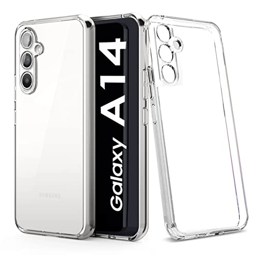 gugar Samsung A14 5G Hülle - Für Samsung Galaxy A14 5G Hülle, Silikon Transparent Handyhülle Samsung A14 5G, Hülle Samsung A14 5G, Leicht Durchsichtig Slim Case Stoßfest Schutzhülle gugar Samsung A14 5G Hülle - Für Samsung Galaxy A14 5G Hülle, Silikon Transparent Handyhülle Samsung A14 5G, Hülle Samsung A14 5G, Leicht Durchsichtig Slim Case Stoßfest Schutzhülle von gugar