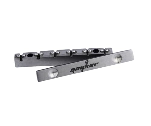 Guyker 42 mm Gitarrenrollenmutter – Edelstahlmutter (43 x 5 mm) geteilte Regulierung, Ersatzteile, kompatibel mit Les Paul LP Style Gitarre von guyker