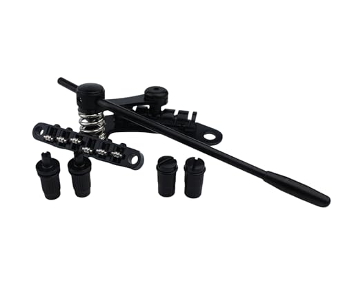 Guyker Gitarrenbrücke Stop Bar Saitenhalter Tremolo TM85 und GM005 Tune-O-Matic Roller Sattel Bridge Ersatzteil Kompatibel mit Les Paul LP SG 6 Saiten E-Gitarren, Schwarz Guyker Gitarrenbrücke Stop Bar Saitenhalter Tremolo TM85 und GM005 Tune-O-Matic Roller Sattel Bridge Ersatzteil Kompatibel mit Les Paul LP SG 6 Saiten E-Gitarren, Schwarz von guyker