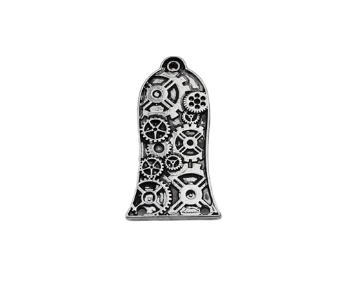 Guyker Gitarrenkopfabdeckung mit 3 Löchern, Zinklegierung, Halsstababdeckung für GIB LP Style Gitarrenzubehör, Getriebemuster JA3001, Antik-Silber, 1 Stück Guyker Gitarrenkopfabdeckung mit 3 Löchern, Zinklegierung, Halsstababdeckung für GIB LP Style Gitarrenzubehör, Getriebemuster JA3001, Antik-Silber, 1 Stück von guyker