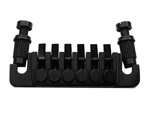 Guyker Guitar Bridge Tailpiece - Tune-O-Matic Bridges Replacement for EPI LP SG 6 String Electric Guitar (Black) von guyker