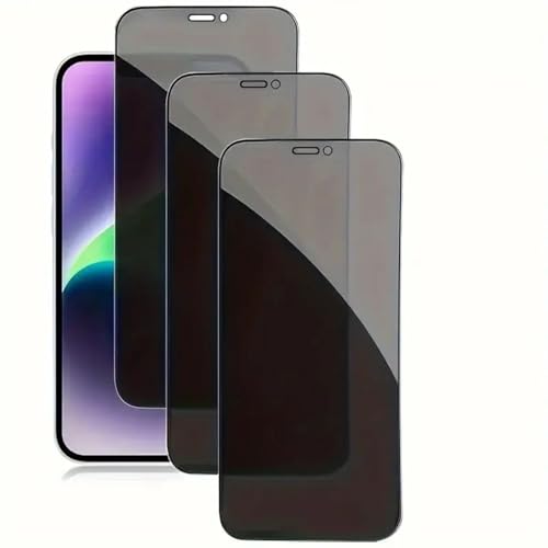 h24z 3D-Blickschutz für iPhone XS Max – 3er-Pack, Blickschutz-Displayschutz für maximale Privatsphäre von h24z