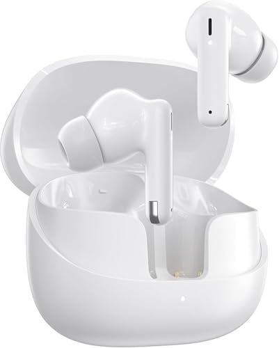 h24z E38 Kabelloser Bluetooth 5.3 In-Ear-Kopfhörer – HiFi-Sound mit IPX5-Wasserbeständigkeit, 28h Akku, USB-C Schnellladung, LED-Anzeige, Touch Steuerung, Kompatibel mit iOS & Android (weiß) von h24z