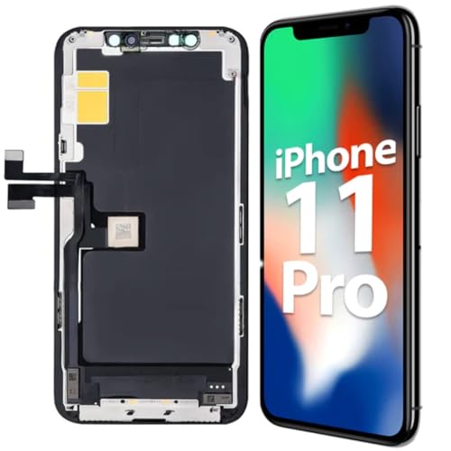 h24z 5,8 Zoll LCD Touchscreen Display – Ersatzbildschirm mit Rahmen für iPhone 11 Pro | Revitalisieren Sie Ihr Gerät ganz einfach von h24z