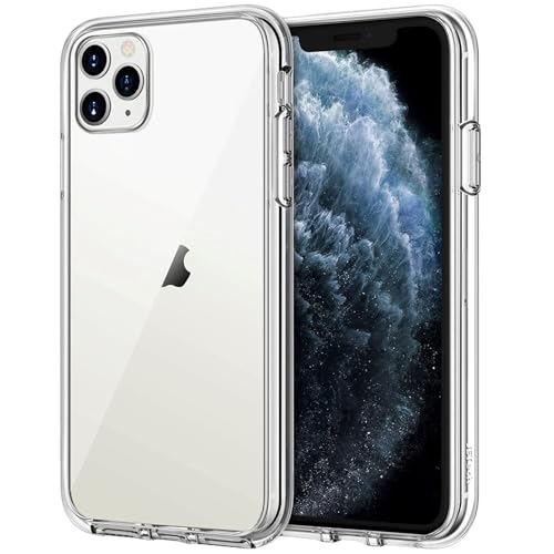 h24z Hülle kompatibel mit iPhone 11 Pro Max 6,5 Zoll, nie vergilbende Durchsichtig Handyhülle, Schutzhülle Case Cover mit Anti-kratzt, transparenter, klarer Rückseite von h24z