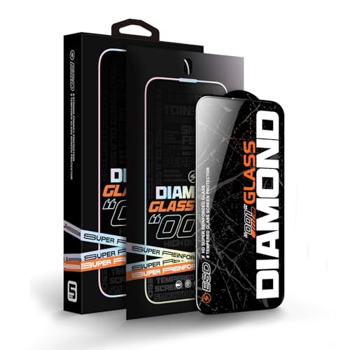 h24z Panzerglas für iPhone 15 Pro Max, 5er-Set, Hartschale, Displayschutz, 3D, hochwertig, Kompatible Handymodelle Iphone 15 pro max (5, Iphone 15 Pro Max) von h24z