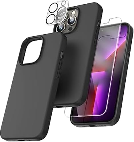 h24z Schlanke Schwarze Hülle für das iPhone 13 Pro Max mit Displayschutz und Linsenschutz für umfassenden Schutz. h24z Schlanke Schwarze Hülle für das iPhone 13 Pro Max mit Displayschutz und Linsenschutz für umfassenden Schutz. von h24z