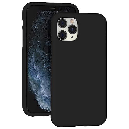 h24z Silikon Hülle für iPhone 11 Pro Max 6,5 Zoll, Ganzkörper Schwarz Handyhülle mit Seidig-Weicher Berühren, Stoßfest Schutzhülle mit Mikrofaser-Futter h24z Silikon Hülle für iPhone 11 Pro Max 6,5 Zoll, Ganzkörper Schwarz Handyhülle mit Seidig-Weicher Berühren, Stoßfest Schutzhülle mit Mikrofaser-Futter von h24z